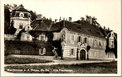 44509 - Oberösterreich - Mauthausen a. d. Donau , Villa Poschacher - nicht gelaufen 1941