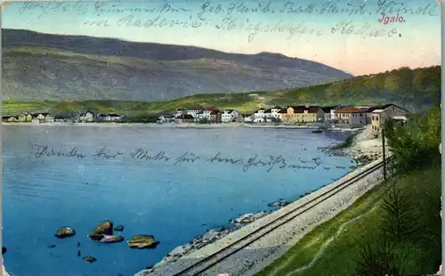 44518 - Montenegro - Igalo , Panorama , Strand - gelaufen 1913