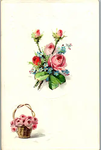 44522 - Botanik - Blumen , Osan Tanningene , Rosenmilch , Parmfumerie Czerny Wien - nicht gelaufen