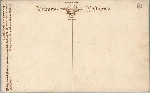 44527 - Künstlerkarte - Herzeleid , signiert Franz Guillery - nicht gelaufen