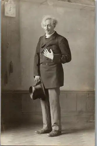 44537 - Schauspieler - Sondermarke Deutscher Volksschutz Schlesien - gelaufen 1907