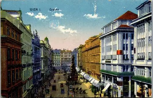 44538 - Wien - Graben , Wien I - gelaufen 1921