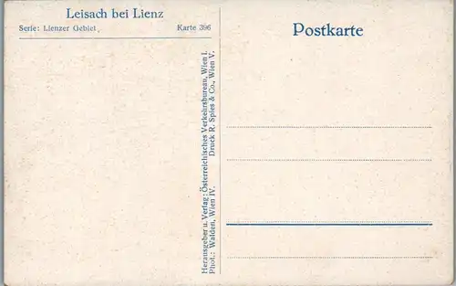 44541 - Tirol - Leisach bei Lienz , Panorama - nicht gelaufen