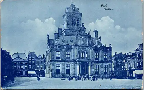 44561 - Niederlande - Delft , Stadhuis - nicht gelaufen