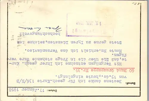 44588 - Österreich - Postkarte , Geschäftspostparte Wien - gelaufen 1958