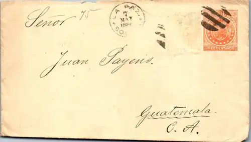 44598 - Bolivien - Brief , La Paz - Guatemala - gelaufen