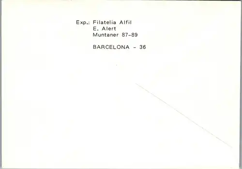 44627 - Spanien - Luftschiff Post , Fußball Weltmeisterschaft 1982 , Nr. 000328 - nicht gelaufen 1982