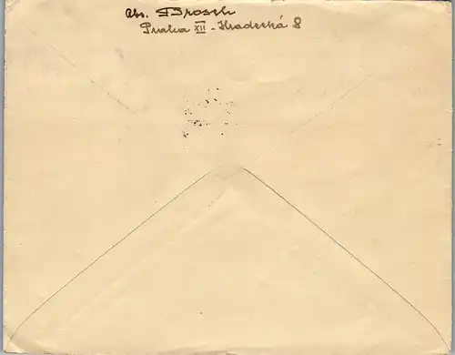 44633 - Tschechoslowakei - Brief , Graz - gelaufen 1935