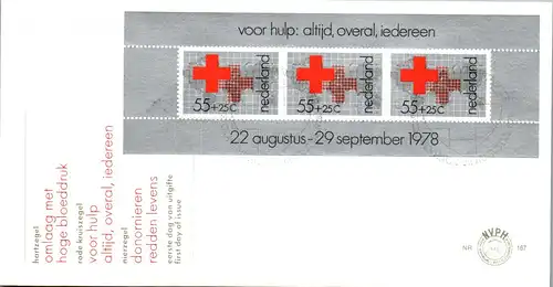 44671 - Niederlande - Ersttag , FDC - nicht gelaufen 1978