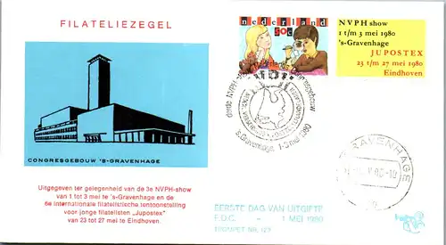 44674 - Niederlande - Ersttag , FDC - nicht gelaufen 1980