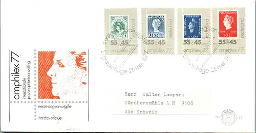 44678 - Niederlande - Ersttag , FDC , Amphilex - gelaufen 1977