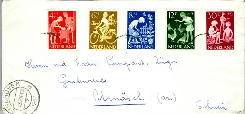 44679 - Niederlande - Brief , Eindhoven - Urnäsch Schweiz - gelaufen 1962