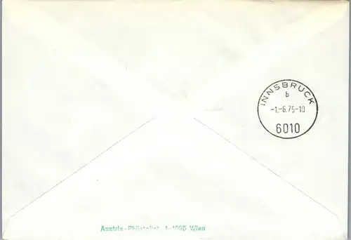 44683 - Österreich - Brief , Klagenfurt - Innsbruck - gelaufen 1975