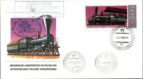 44685 - Russland - Maximumkarte , Historische Lokomotiven aus Russland - nicht gelaufen