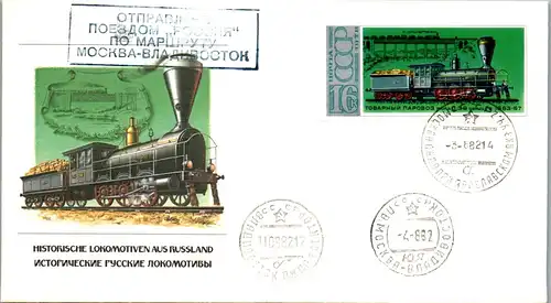 44686 - Russland - Maximumkarte , Historische Lokomotiven aus Russland - nicht gelaufen