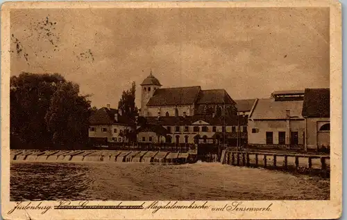 44722 - Steiermark - Judenburg , Magdalenenkirche und Sensenwerk - gelaufen 1932