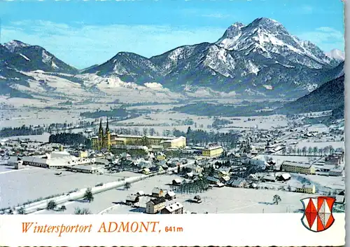 44741 - Steiermark - Admont , Panorama , Winter - gelaufen