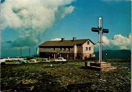 44742 - Steiermark - Stuhleck , Alois Günther Haus , VW Käfer , Auto - gelaufen 1980