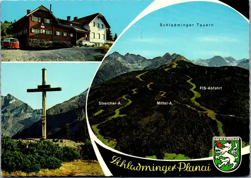 44745 - Steiermark - Schladming , Planai , Hütte , Schladminger Tauern , Streicher , FIS - gelaufen 1973