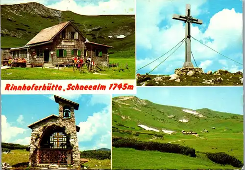44746 - Steiermark - Kapellen a. d. Mürz , Schneealm , Rinnhoferhütte , Windberg , Almboden - gelaufen 1979