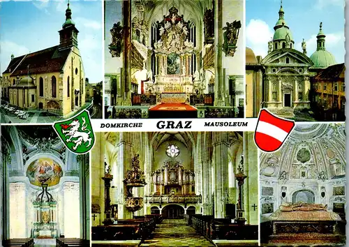 44751 - Steiermark - Graz , Domkirche , Mausoleum Kaiser Ferdinand II , Mehrbildkarte - nicht gelaufen