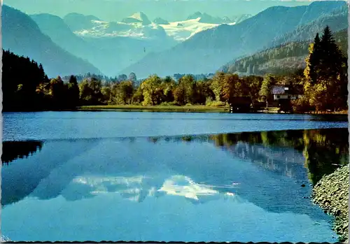 44762 - Steiermark - Altaussee , Altausseersee mit Dachstein - gelaufen 1964