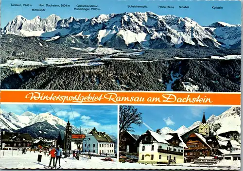 44786 - Steiermark - Ramsau , Wintersport , Dachstein Südwand , Hochplateau , Hänge zum Ennstal , Kulm