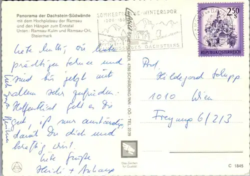 44786 - Steiermark - Ramsau , Wintersport , Dachstein Südwand , Hochplateau , Hänge zum Ennstal , Kulm