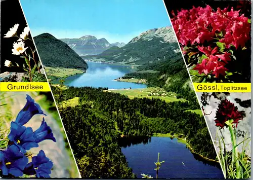 44787 - Steiermark - Toplitzsee , Gössl , Grundlsee mit Sarstein - gelaufen 1975