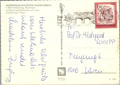 44791 - Steiermark - Schladming , Rohrmoos , Schladminger Tauern , Guschen , Roßfeld , Giglachalm - gelaufen 1976