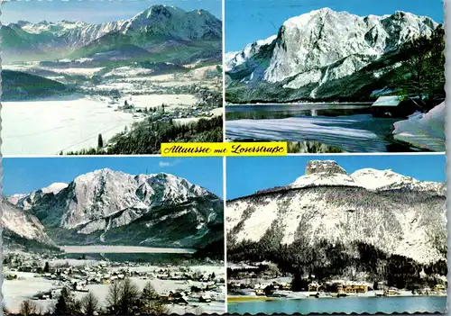 44800 - Steiermark - Altaussee , Loserstraße , Winter , Winterlandschaft , Trisselwand , Dachstein - gelaufen 1974