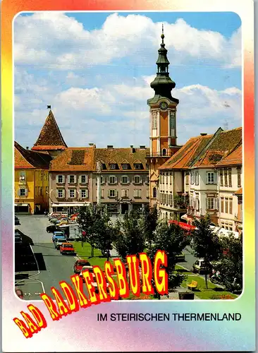 44808 - Steiermark - Bad Radkersburg , Parktherme , Ansicht Stadtzentrum - gelaufen 1991
