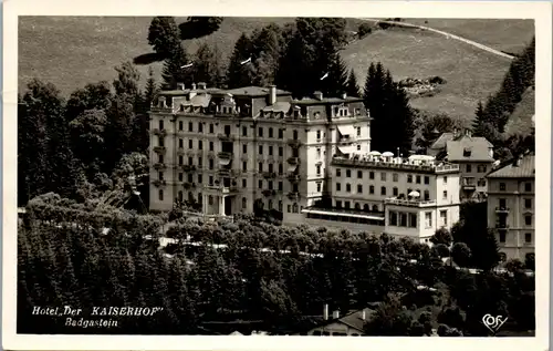 44820 - Salzburg - Bad Gastein , Hotel Der Kaiserhof - gelaufen 1956