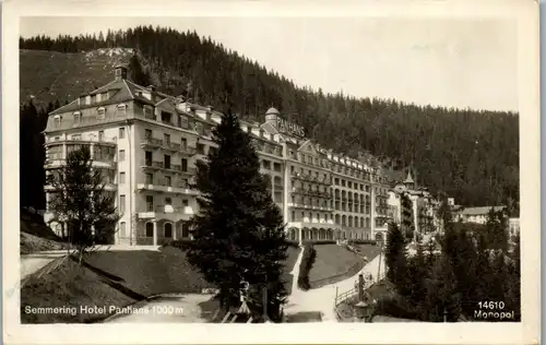 44829 - Niederösterreich - Semmering , Hotel Panhans - gelaufen 1936