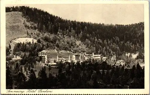 44830 - Niederösterreich - Semmering , Hotel Panhans - gelaufen 1923