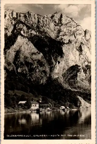 44836 - Oberösterreich - Gmunden , Hois'n mit Traunstein - gelaufen 1954