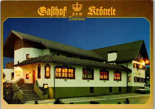 44841 - Vorarlberg - Lustenau , Gasthof zum Krönele , Fam. W. Fink - gelaufen 1986