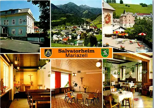 44861 - Steiermark - Mariazell , Salvatorheim , Pension u. Exerzitienheim - gelaufen 1993