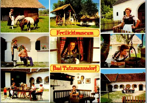 44904 - Burgenland - Bad Tatzmannsdorf , Freilichtmuseum , Mehrbildkarte - nicht gelaufen