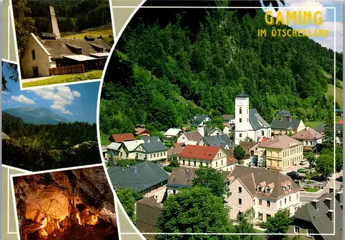 44923 - Niederösterreich - Gaming , Ötscherland , Mehrbildkarte - nicht gelaufen