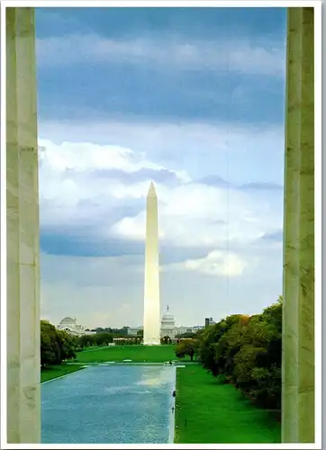 44937 - USA - Washington D. C. , Capitol Building and Washington Monument - nicht gelaufen