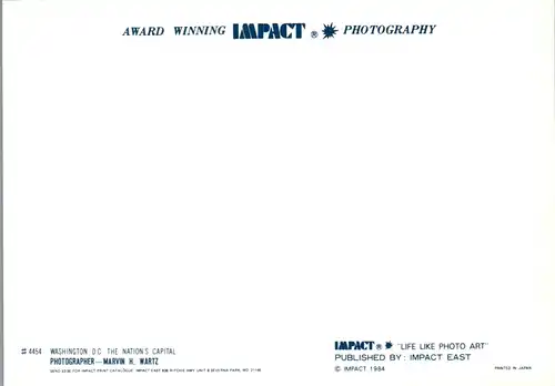 44938 - USA - Washington D. C. , The Nation's Capital - nicht gelaufen