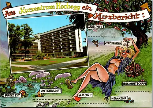44945 - Niederösterreich - Hochegg , Grimmenstein , Humor , Rehabilitationszentrum - nicht gelaufen