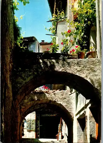 44980 - Italien - Lago di Garda , Caratteristico viottolo del Lago die Garda , Saumpfad des Gardasee - nicht gelaufen