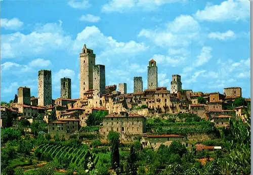 44981 - Italien - San Gimignano , Citta , Panorama - gelaufen 1989