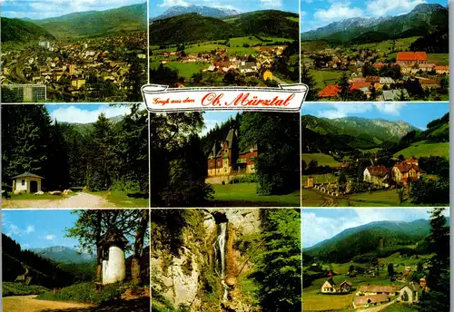 45004 - Steiermark - Mürztal , Mürzzuschlag , Kapellen , Neuberg , Karlgraben , Frein a. d. Mürz - nicht gelaufen