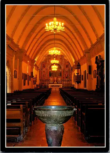 45005 - USA - California , Monterey Peninsula , Interior of Mission San Carlos de Borromeo in Carmel - nicht gelaufen