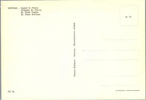 45008 - Italien - Verona , Castel S. Pietro - nicht gelaufen