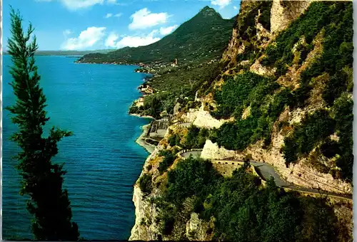 45013 - Italien - Lago di Garda , Vecchia strada di Tignale - nicht gelaufen