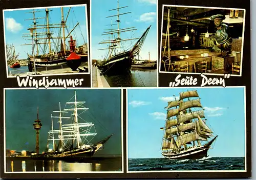 45056 - Deutschland - Bremerhaven Mitte , Alter Hafen , Windjammer , Seute Deern , Segelschiff , Schiff - n. gelaufen